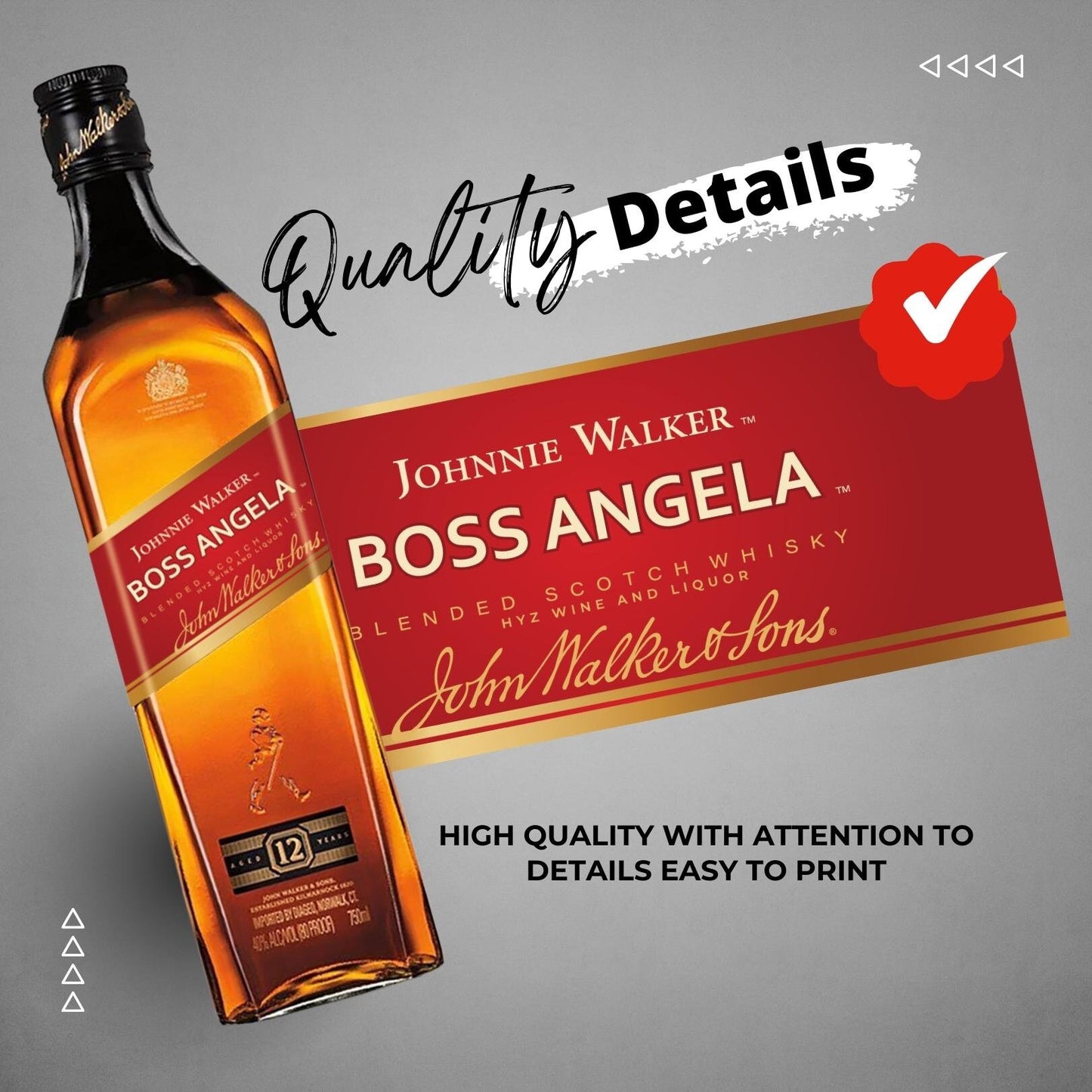 Printable Johnnie Walker Red Label