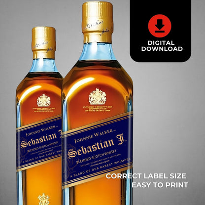 Printable Johnnie Walker Blue Label