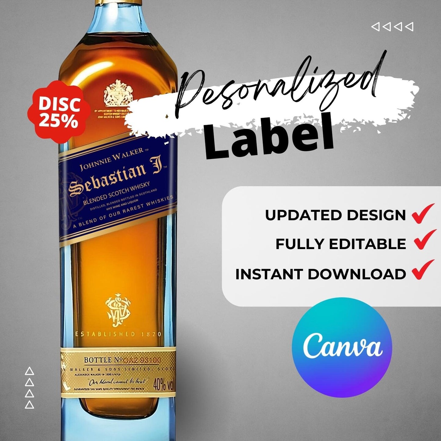 Printable Johnnie Walker Blue Label